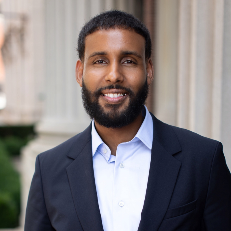 A headshot of Khalid Hashi