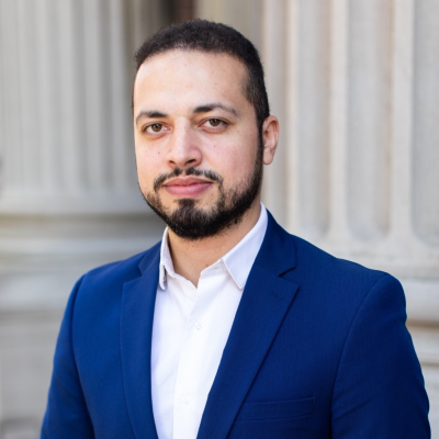 A headshot of Mahmoud Hadhoud